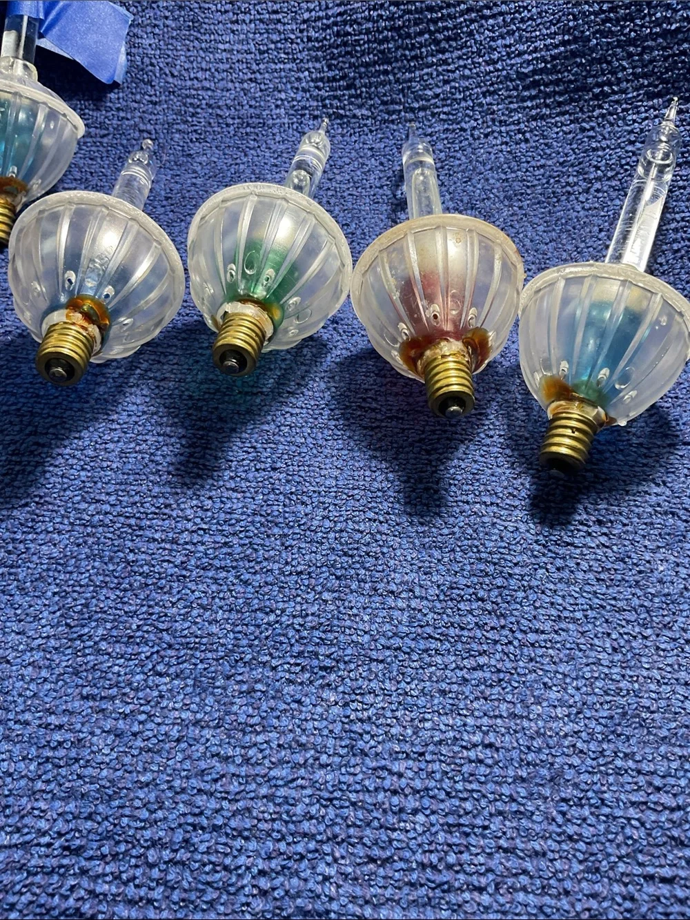 8 Vintage Bubble Christmas Lights-please read description